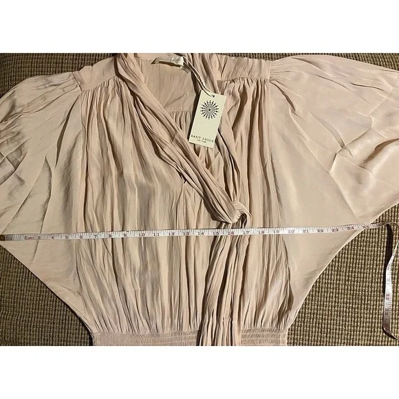 Ramy Brook Blush Pink Tie Neck Winslow Dress